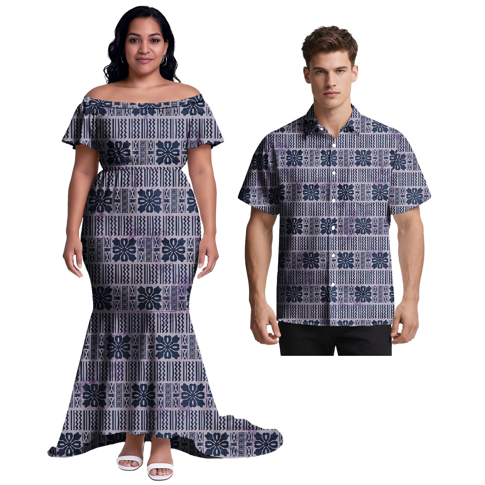 Samoa Custom Clothes Hawaiian  - đánh giá và giá Ethnic Style Dresses