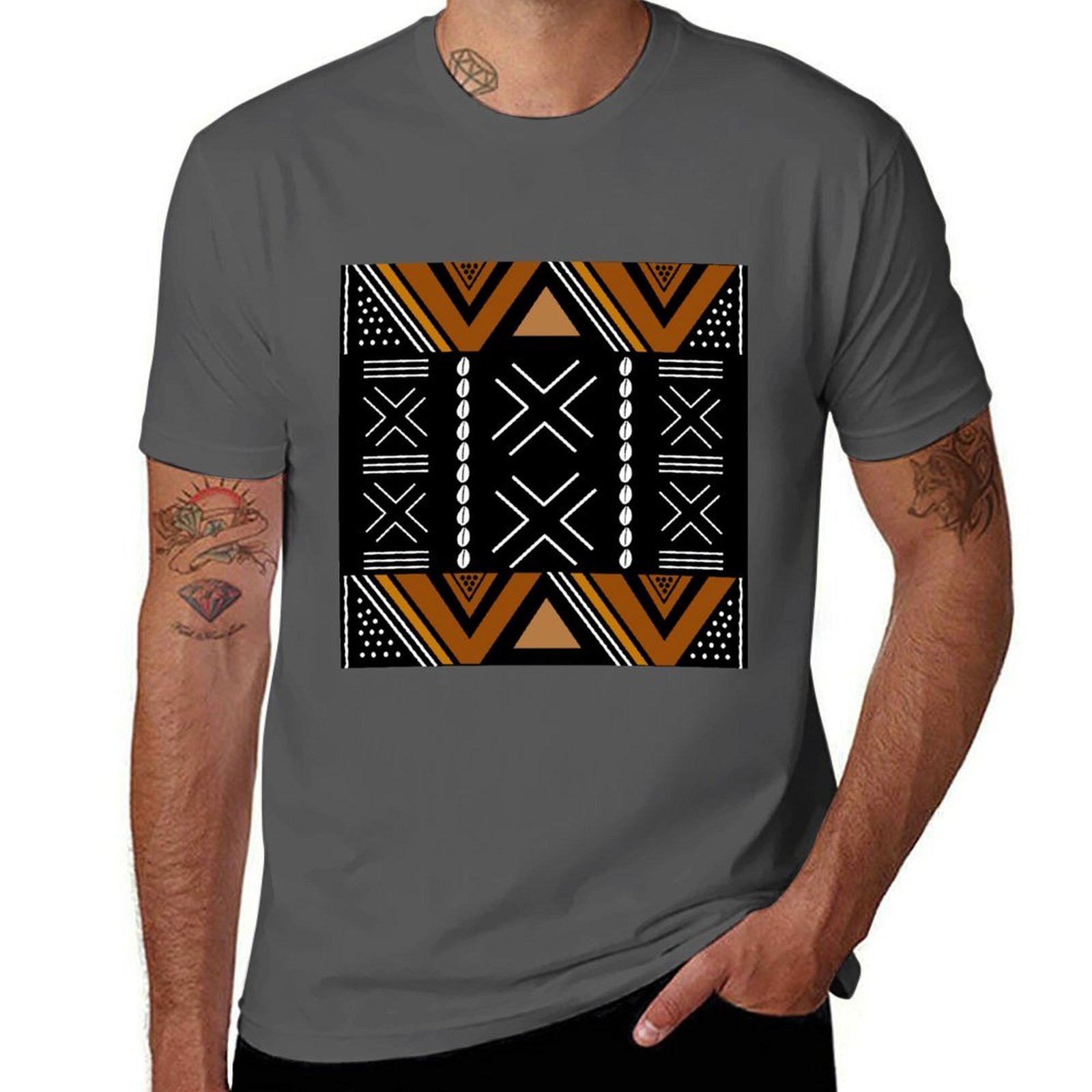African Mud Cloth Bogolan Desi - đánh giá và giá Mudcloth Print Top