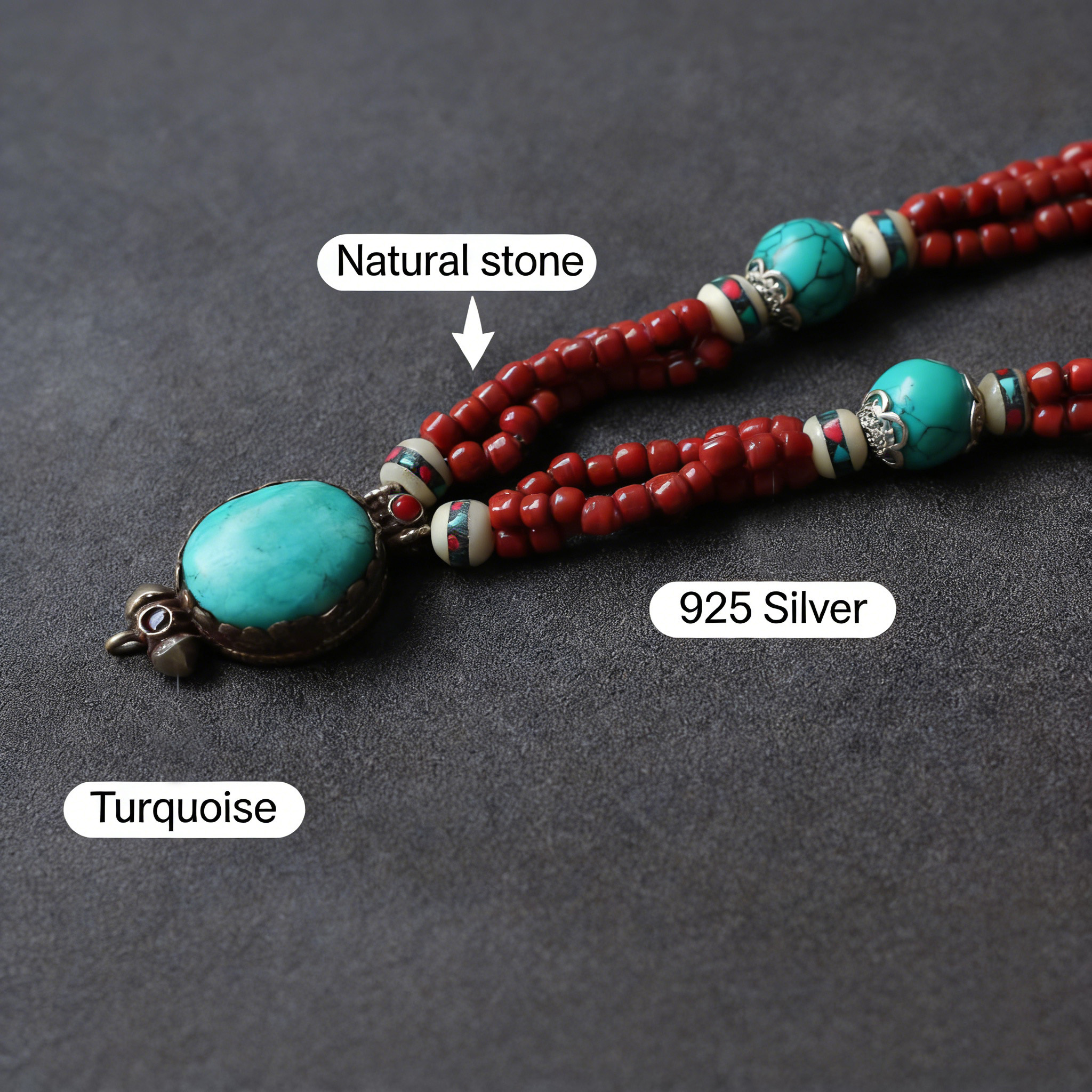 Nepal Necklace Tibetan Ethnic  - đánh giá và giá Ethnic Wear Fashion Designer