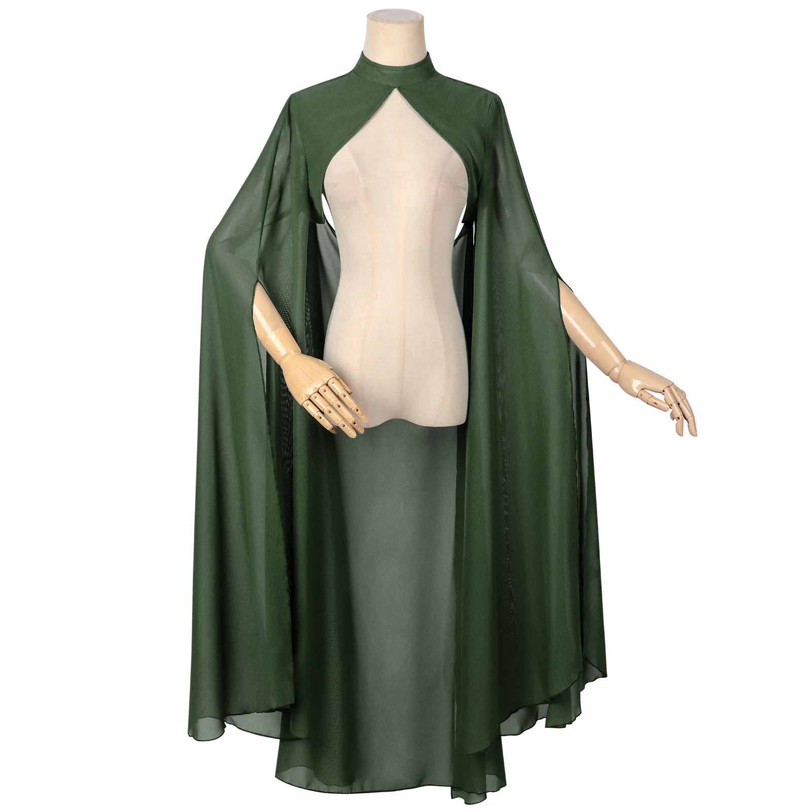 Ladies Green Chiffon Shawl Got - đánh giá và giá Ethnic Style Dresses