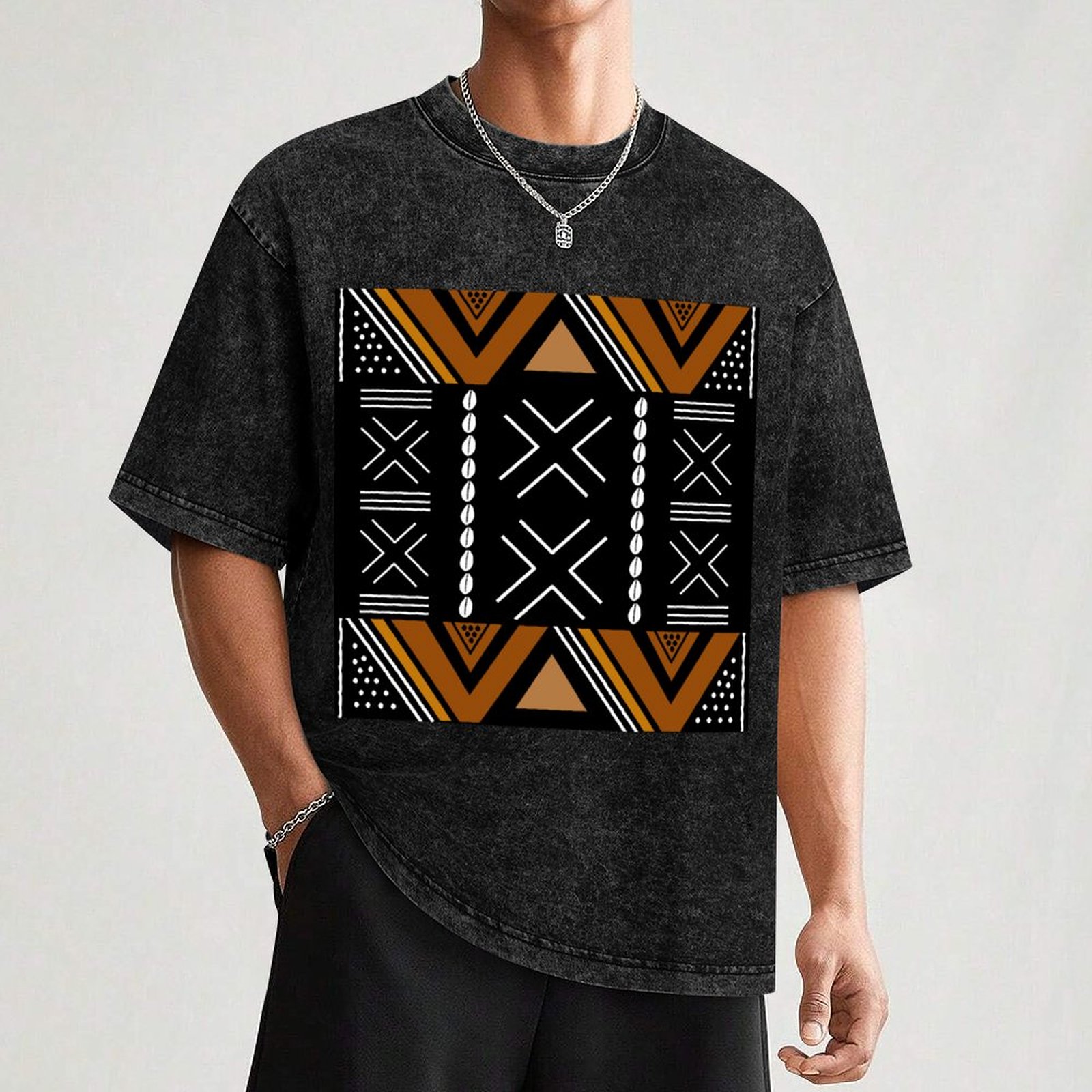 African Mud Cloth Bogolan Desi - đánh giá và giá Mudcloth Print Top