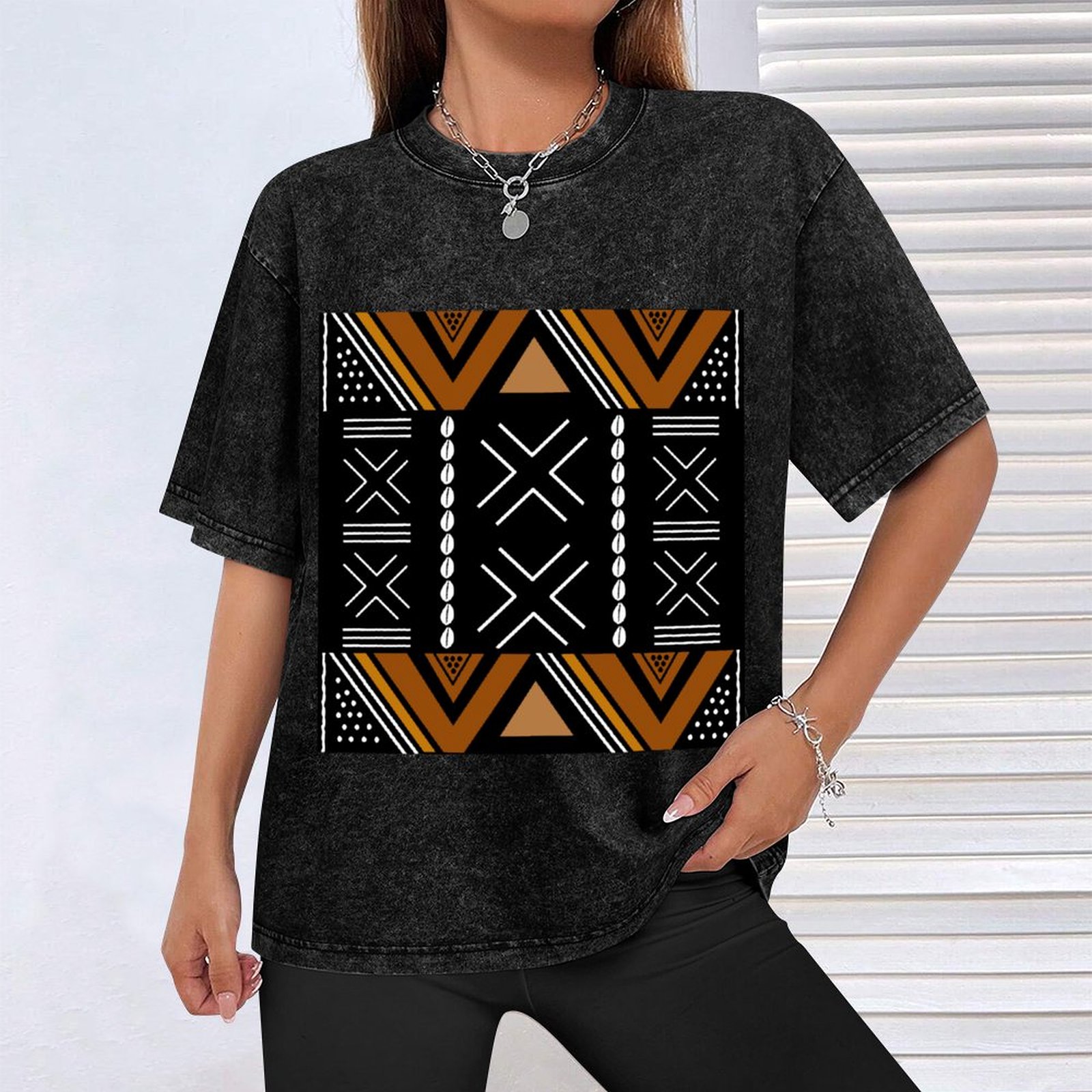 African Mud Cloth Bogolan Desi - đánh giá và giá Mudcloth Print Top