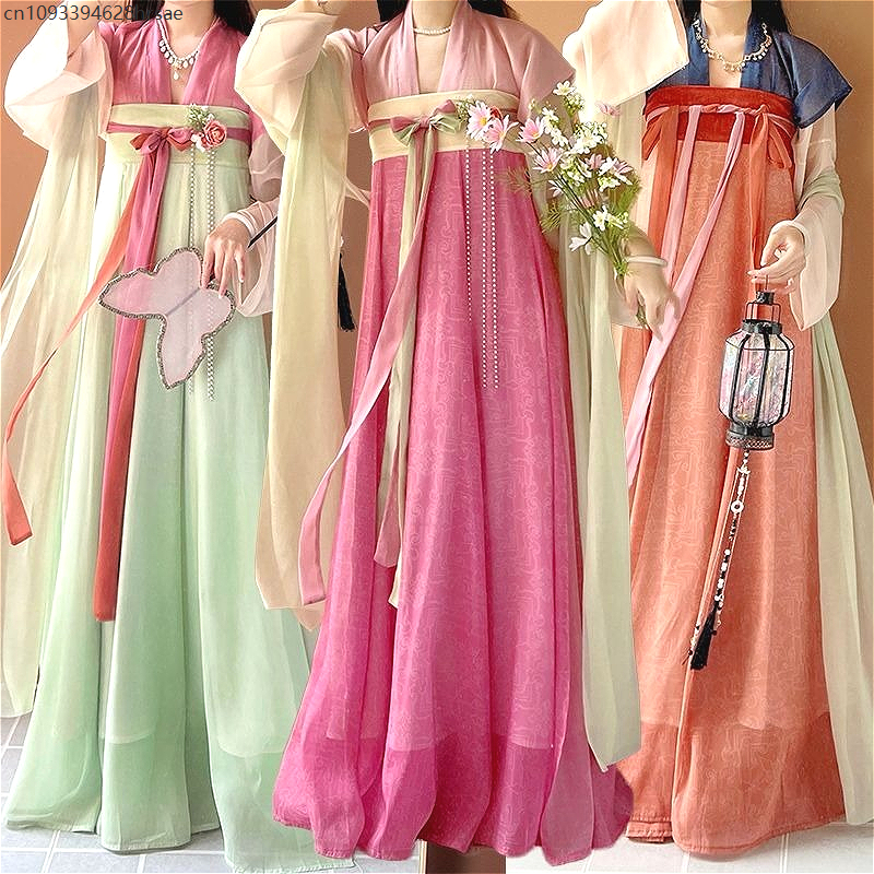 Chinese Traditional Hanfu Pink - đánh giá và giá Ethnic Dress Fashion Show