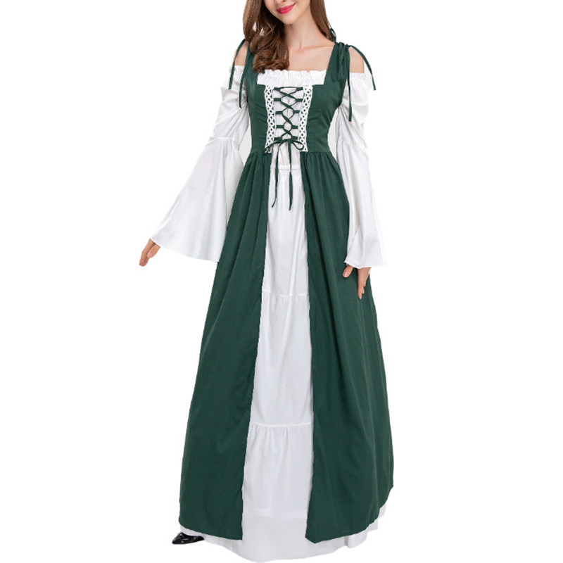 Halloween Court Medieval Retro - đánh giá và giá Ethnic Dress Fashion Show