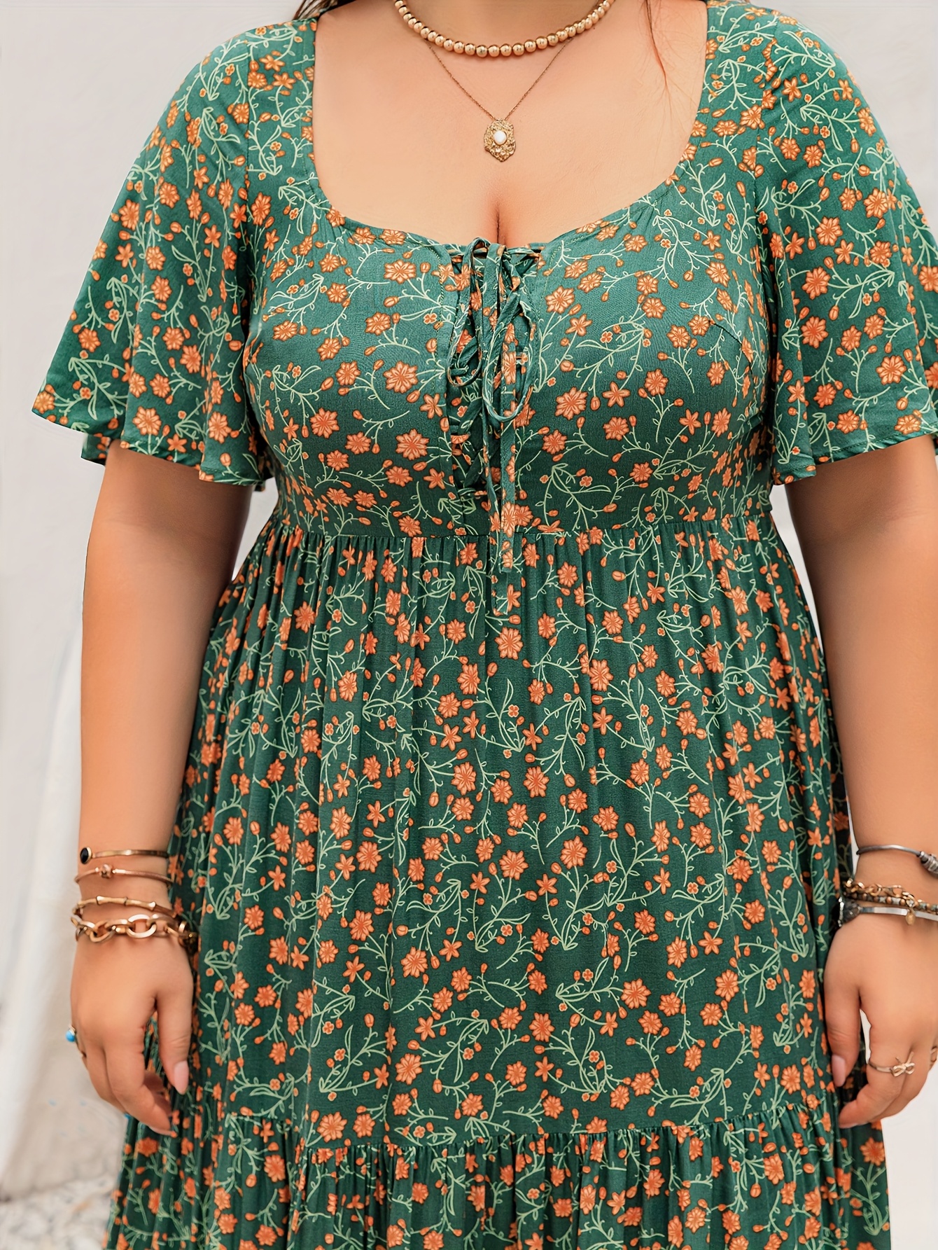 Plus Size Bohemian Long Dress  - đánh giá và giá Ethnic Style Dresses