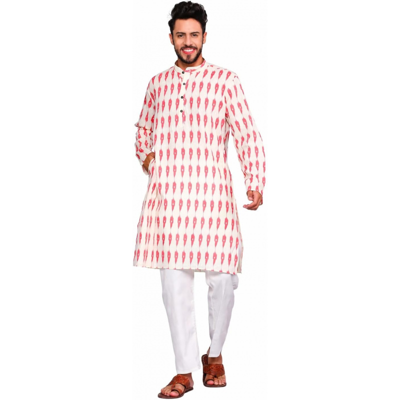 Mens Pure Cotton Kurta Pajama  - đánh giá và giá Kurta Men Cotton