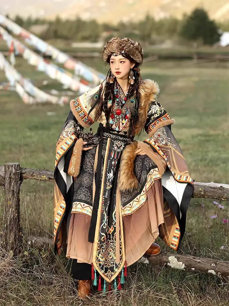 Ethnic Tibetan Style Embroider - đánh giá và giá Ethnic Style Dresses