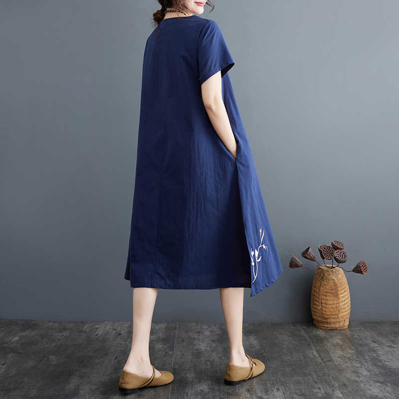 Summer 2024 Women's Mid-Length - đánh giá và giá Ethnic Style Dresses