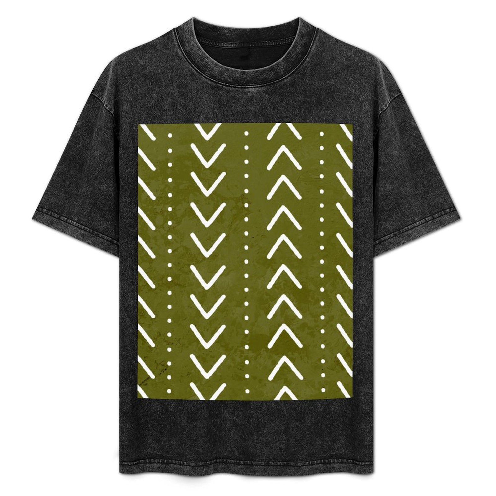 Olive Green Mudcloth Arrows Pa - đánh giá và giá Mudcloth Print Top