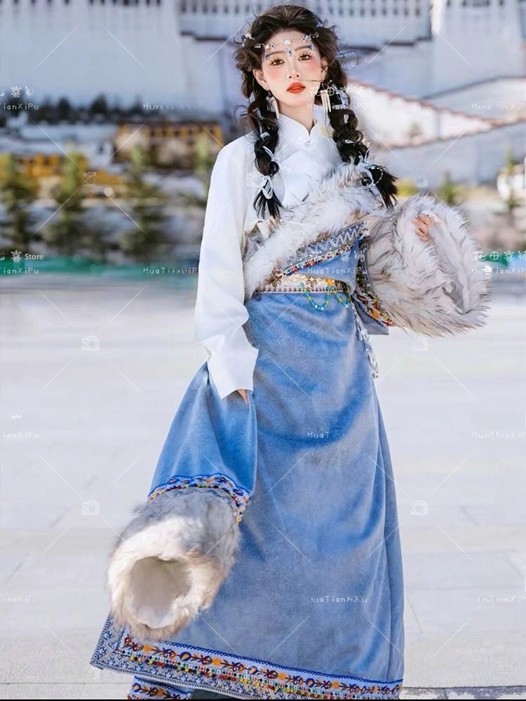 Tibetan Ethnic Women's  Robe F - đánh giá và giá Ethnic Clothing & Online Fashion Store Khaadi Us