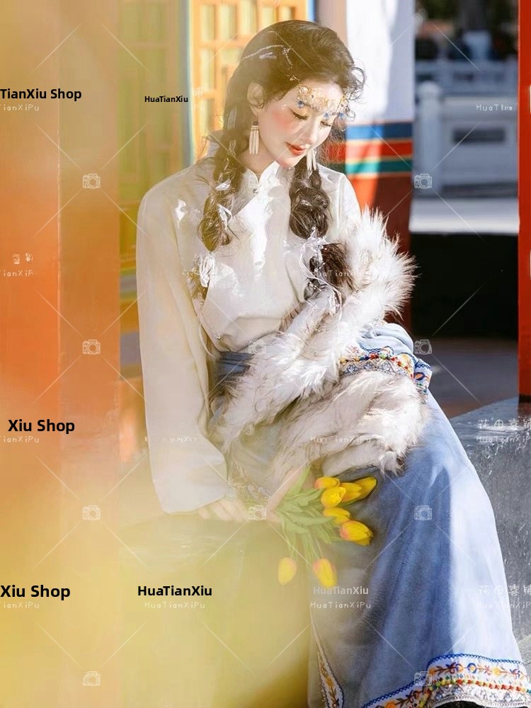 Tibetan Ethnic Women's  Robe F - đánh giá và giá Ethnic Clothing & Online Fashion Store Khaadi Us