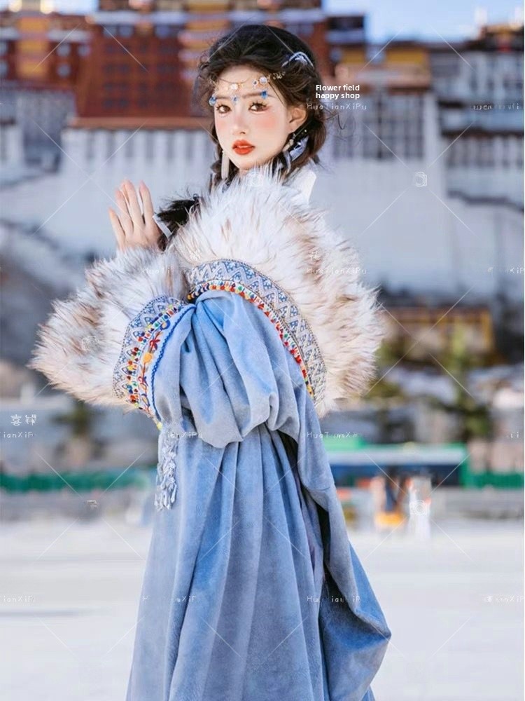 Tibetan Ethnic Women's  Robe F - đánh giá và giá Ethnic Clothing & Online Fashion Store Khaadi Us