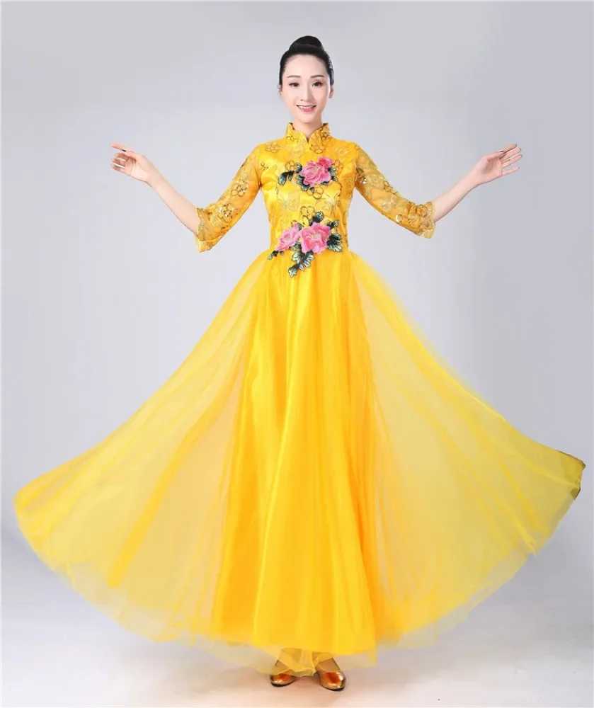 Ethnic Style Embroidery Chines - đánh giá và giá Ethnic Dress Fashion Show