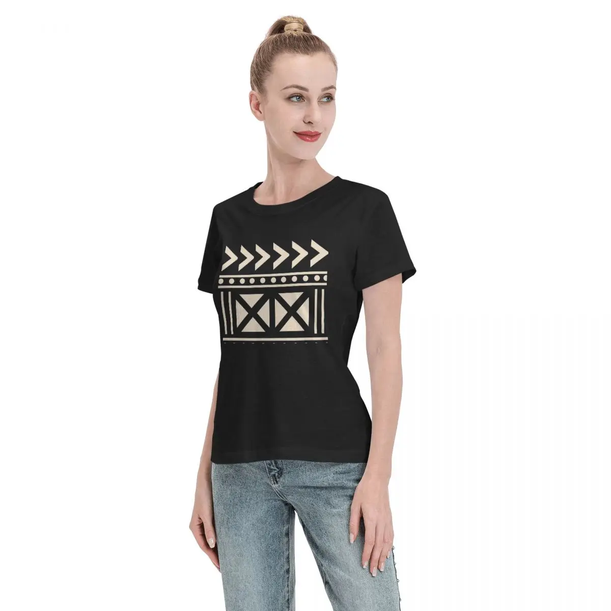 Women T-Shirt African Mud Clot - đánh giá và giá Mudcloth Print Top